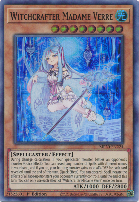 Witchcrafter Madame Verre [MP20-EN224] Super Rare | Deep Dive Games St. Marys