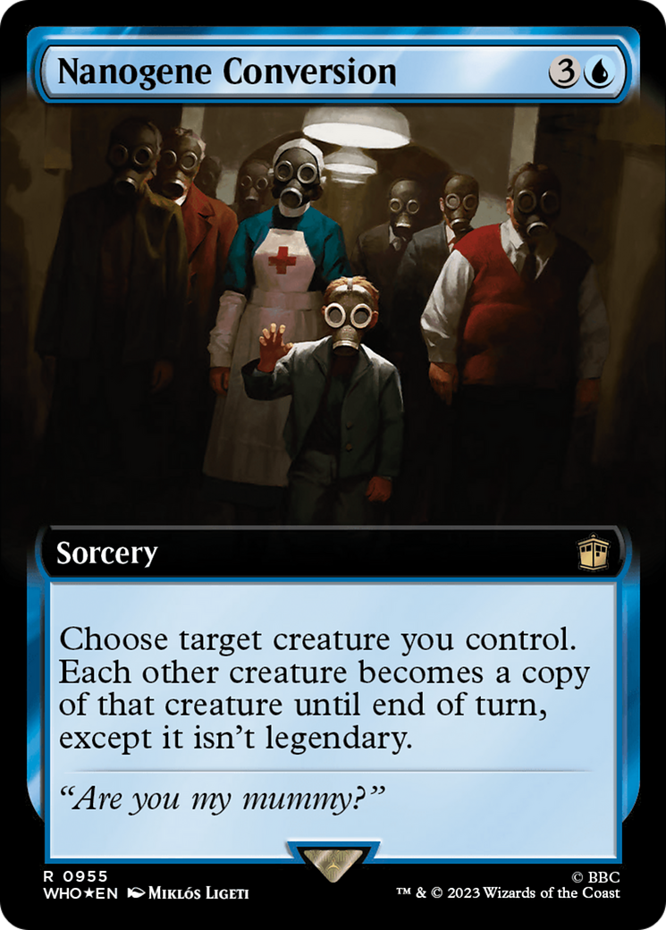 Nanogene Conversion (Extended Art) (Surge Foil) [Doctor Who] | Deep Dive Games St. Marys