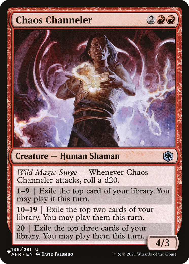 Chaos Channeler [The List] | Deep Dive Games St. Marys