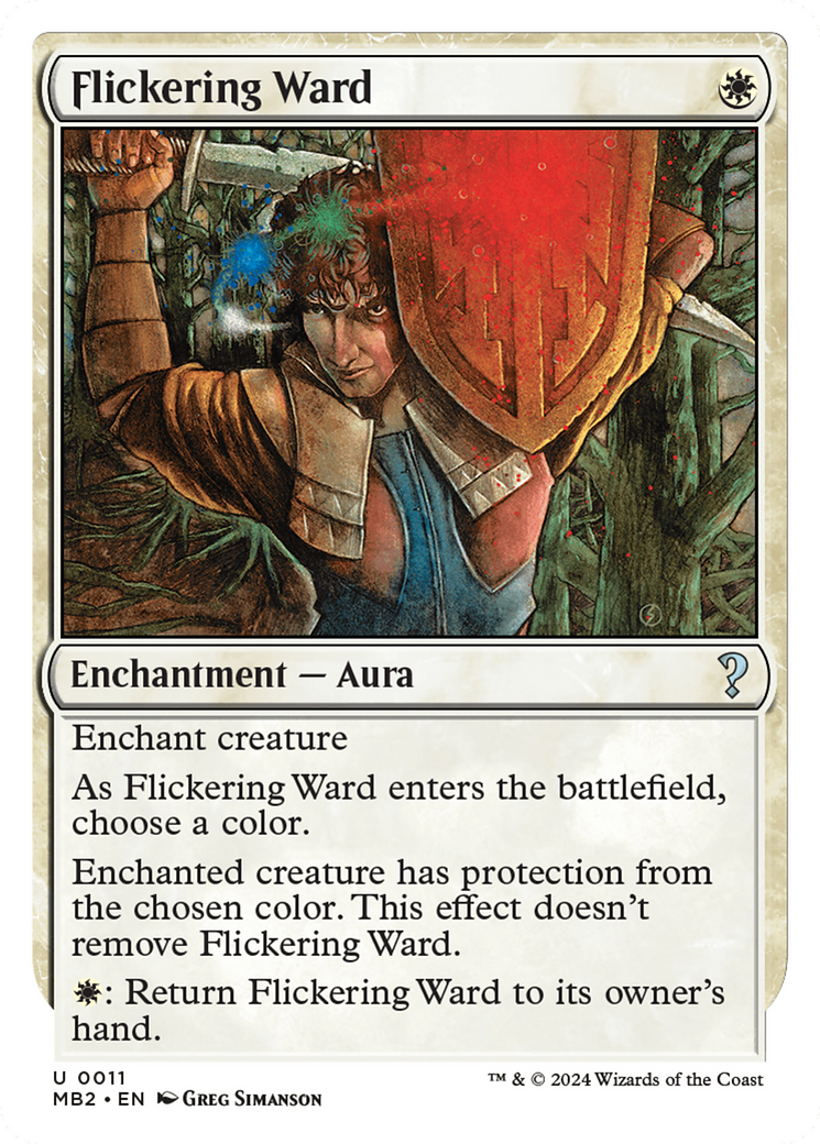 Flickering Ward (White Border) [Mystery Booster 2] | Deep Dive Games St. Marys