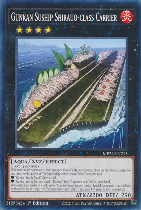 Gunkan Suship Shirauo-class Carrier [MP22-EN215] Common | Deep Dive Games St. Marys