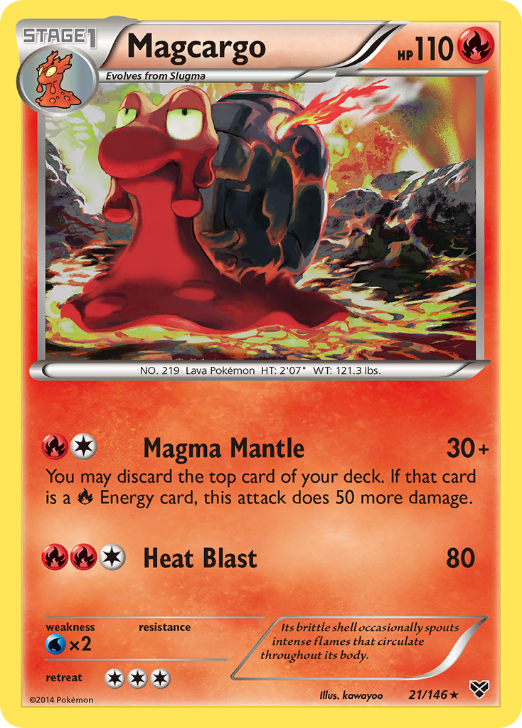 Magcargo (21/146) [XY: Base Set] | Deep Dive Games St. Marys