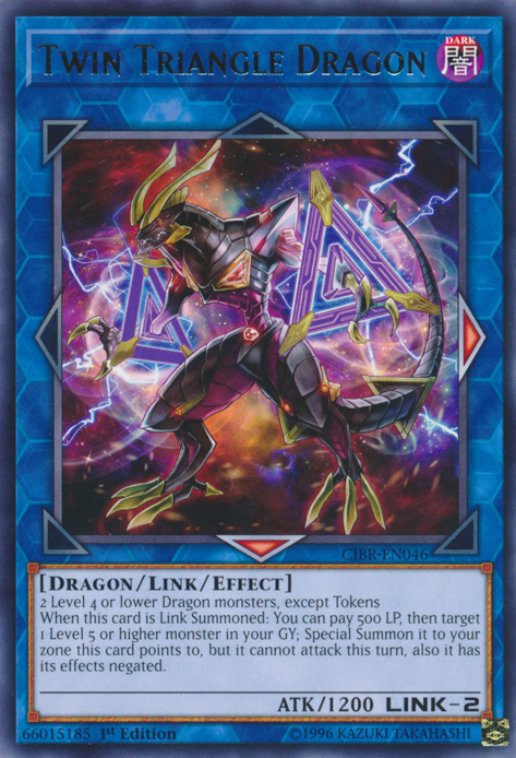 Twin Triangle Dragon [CIBR-EN046] Rare | Deep Dive Games St. Marys
