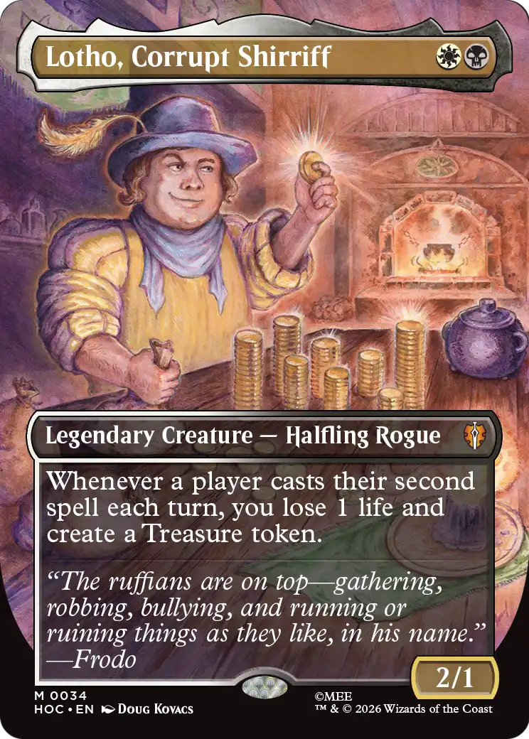 Lotho, Corrupt Shirriff (Borderless) [The Hobbit: Eternal-Legal] | Deep Dive Games St. Marys