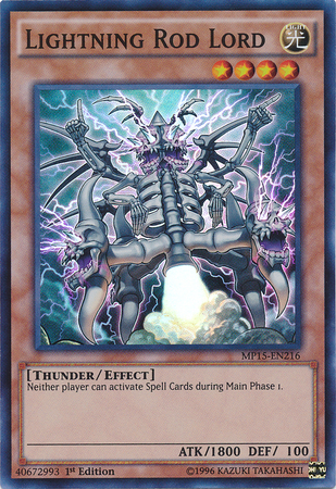 Lightning Rod Lord [MP15-EN216] Super Rare | Deep Dive Games St. Marys