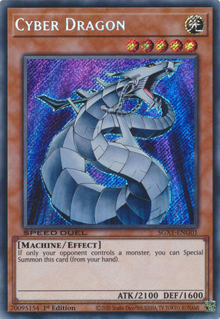 Cyber Dragon [SGX1-ENG01] Secret Rare | Deep Dive Games St. Marys