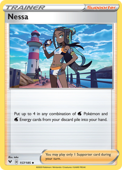 Nessa (157/185) [Sword & Shield: Vivid Voltage] | Deep Dive Games St. Marys