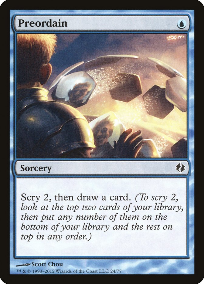 Preordain [Duel Decks: Venser vs. Koth] | Deep Dive Games St. Marys