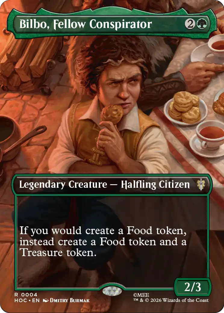 Bilbo, Fellow Conspirator (Borderless) [The Hobbit: Eternal-Legal] | Deep Dive Games St. Marys