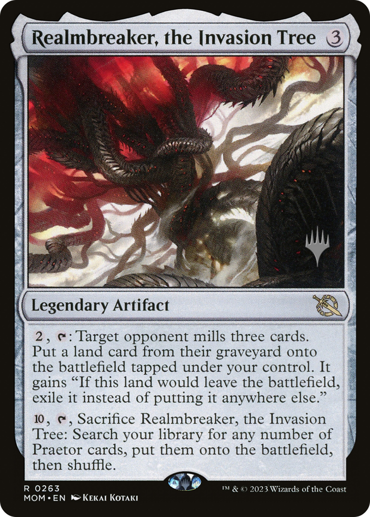 Realmbreaker, the Invasion Tree (Promo Pack) [March of the Machine Promos] | Deep Dive Games St. Marys