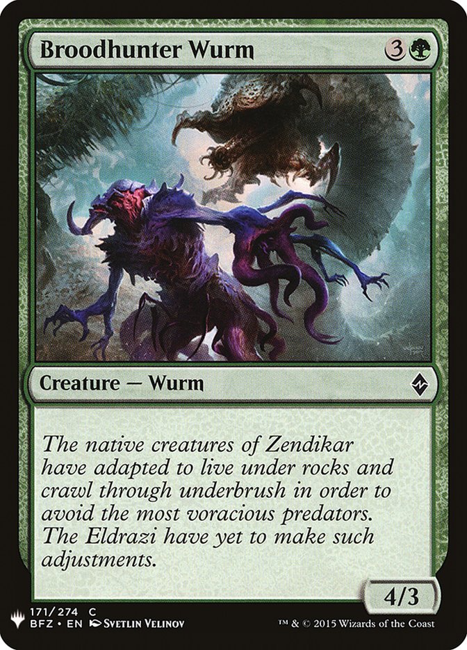 Broodhunter Wurm [Mystery Booster] | Deep Dive Games St. Marys