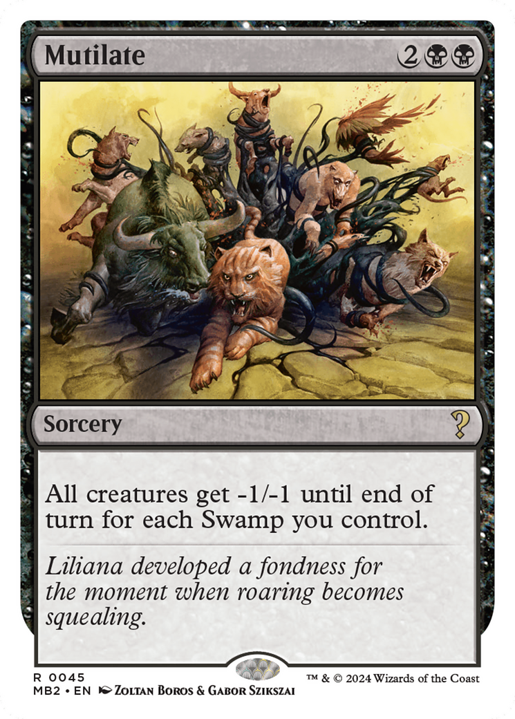 Mutilate (White Border) [Mystery Booster 2] | Deep Dive Games St. Marys