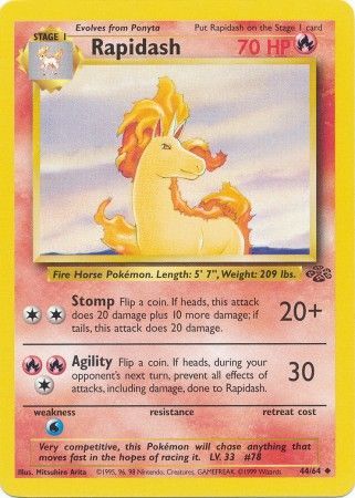 Rapidash (44/64) [Jungle Unlimited] | Deep Dive Games St. Marys
