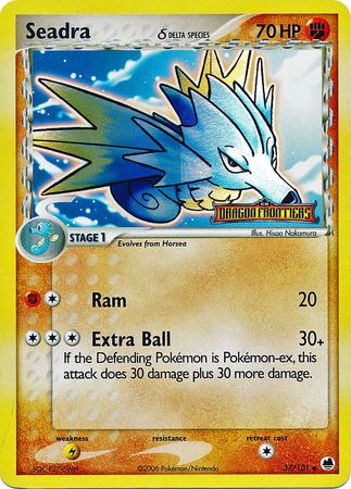 Seadra (37/101) (Delta Species) (Stamped) [EX: Dragon Frontiers] | Deep Dive Games St. Marys