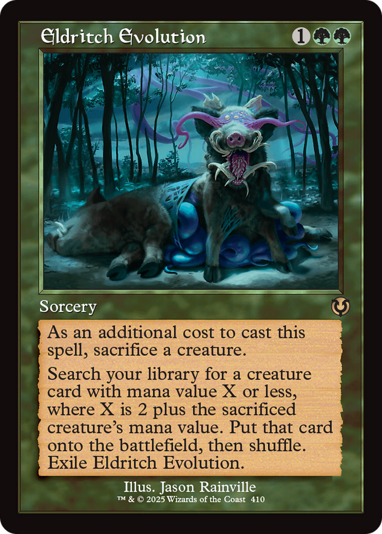 Eldritch Evolution (Retro Frame) [Innistrad Remastered] | Deep Dive Games St. Marys