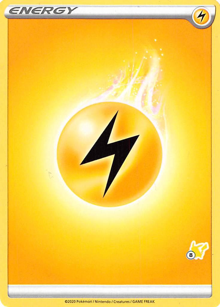 Lightning Energy (Pikachu Stamp #8) [Battle Academy 2022] | Deep Dive Games St. Marys