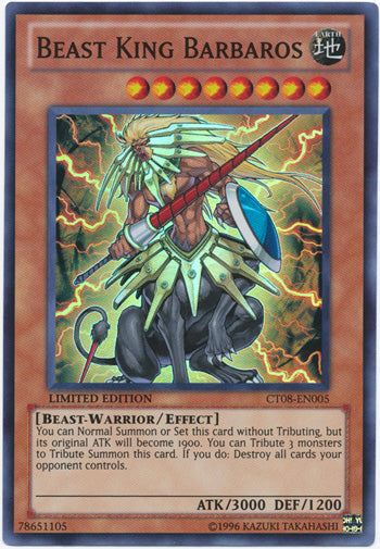 Beast King Barbaros [CT08-EN005] Super Rare | Deep Dive Games St. Marys