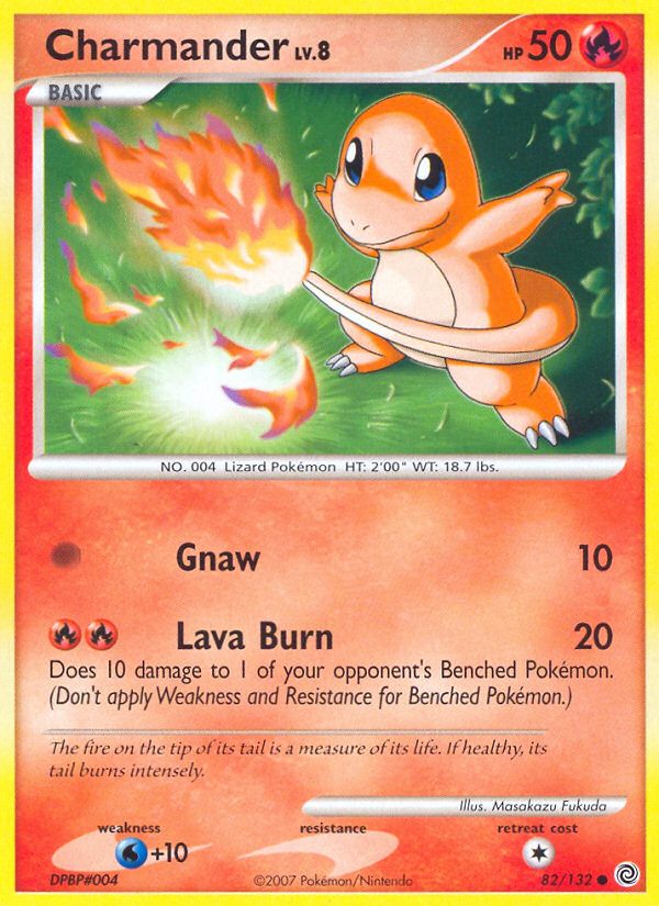 Charmander (82/132) [Diamond & Pearl: Secret Wonders] | Deep Dive Games St. Marys