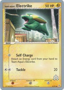 Team Aqua's Electrike (53/95) (Blaziken Tech - Chris Fulop) [World Championships 2004] | Deep Dive Games St. Marys