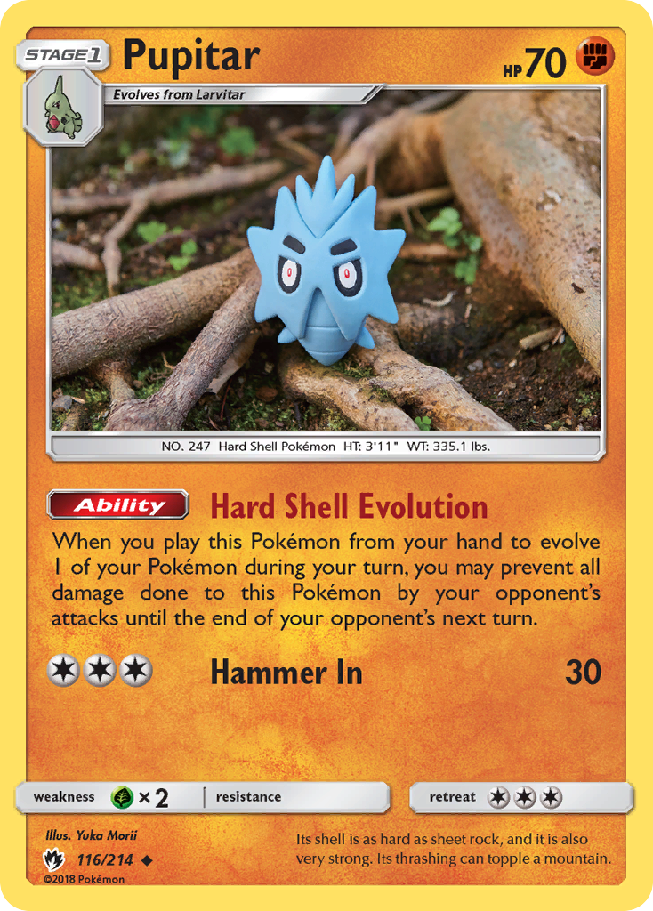 Pupitar (116/214) [Sun & Moon: Lost Thunder] | Deep Dive Games St. Marys