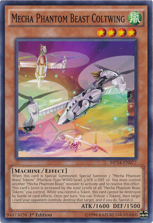 Mecha Phantom Beast Coltwing [MP14-EN077] Common | Deep Dive Games St. Marys