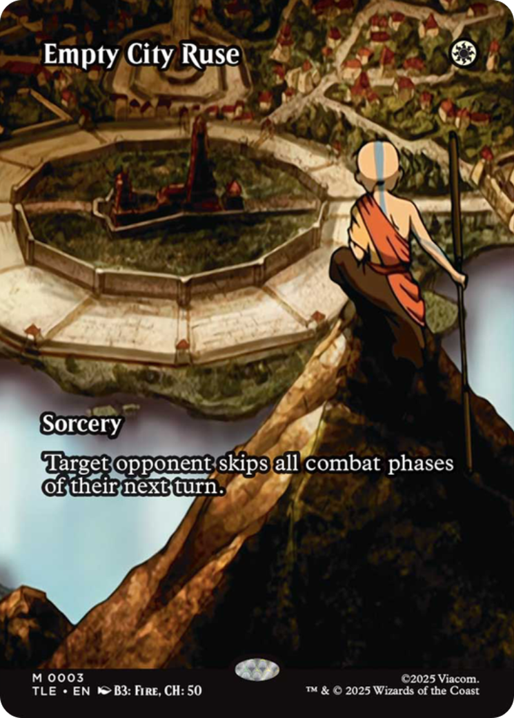 Empty City Ruse (Borderless) [Avatar: The Last Airbender: Eternal-Legal] | Deep Dive Games St. Marys