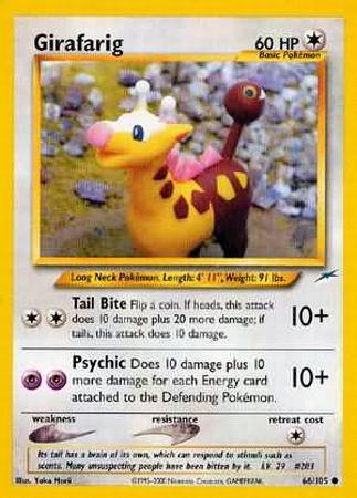 Girafarig (66/105) [Neo Destiny Unlimited] | Deep Dive Games St. Marys