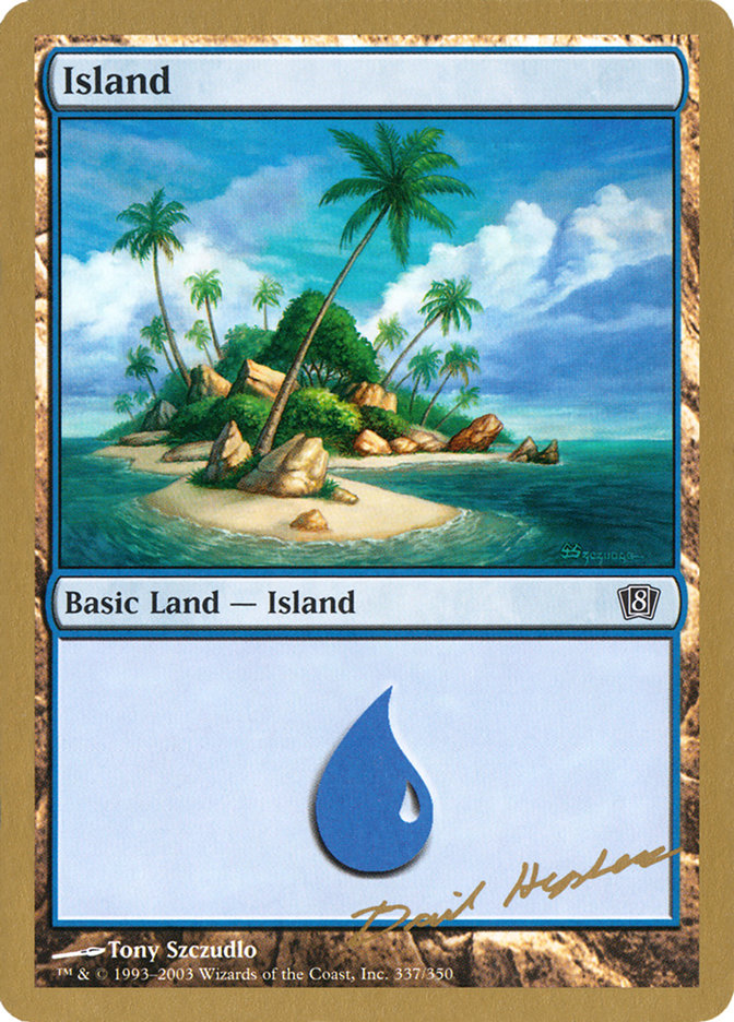 Island (dh337) (Dave Humpherys) [World Championship Decks 2003] | Deep Dive Games St. Marys