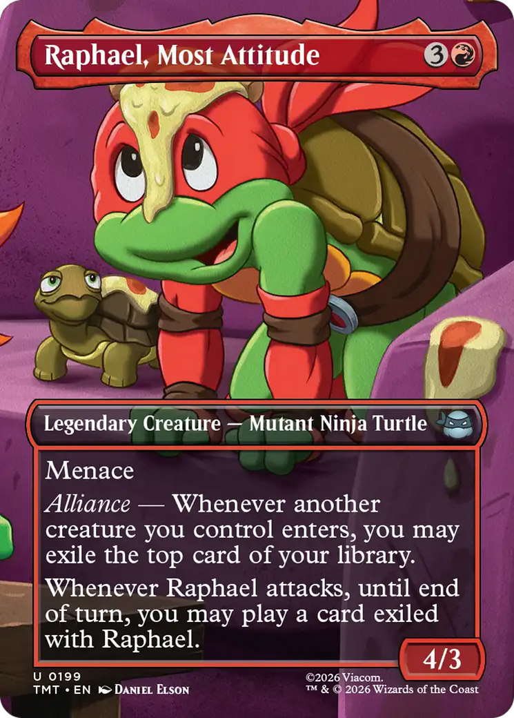 Raphael, Most Attitude (Borderless) [Teenage Mutant Ninja Turtles] | Deep Dive Games St. Marys