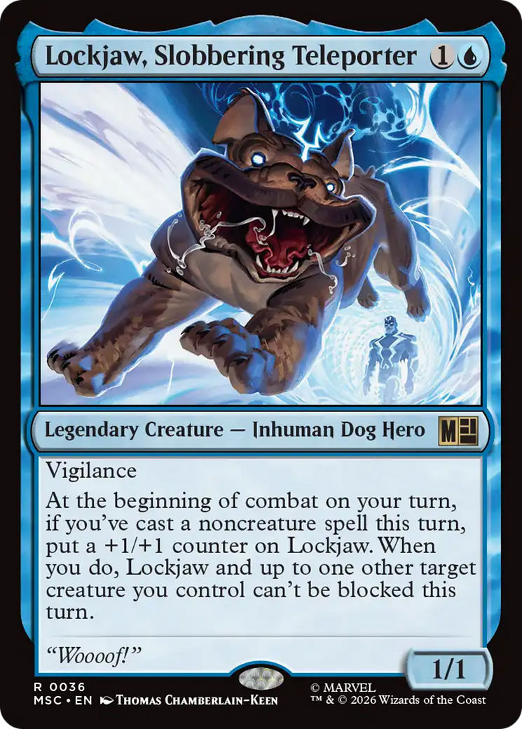 Lockjaw, Slobbering Teleporter (Surge Foil) [Marvel Super Heroes Commander] | Deep Dive Games St. Marys