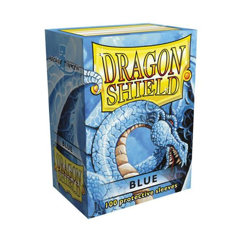 DRAGON SHIELD SLEEVES: CLASSIC BLUE | Deep Dive Games St. Marys