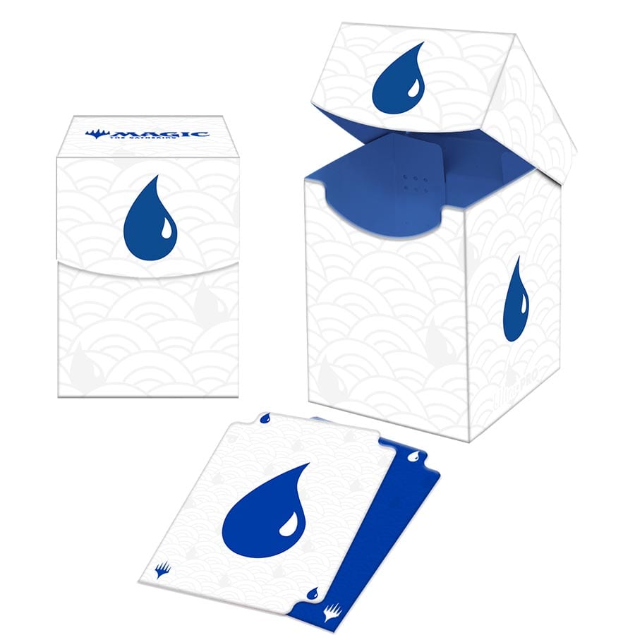 ULTRA PRO: MAGIC THE GATHERING: MANA 8: 100+ DECK BOX: ISLAND | Deep Dive Games St. Marys