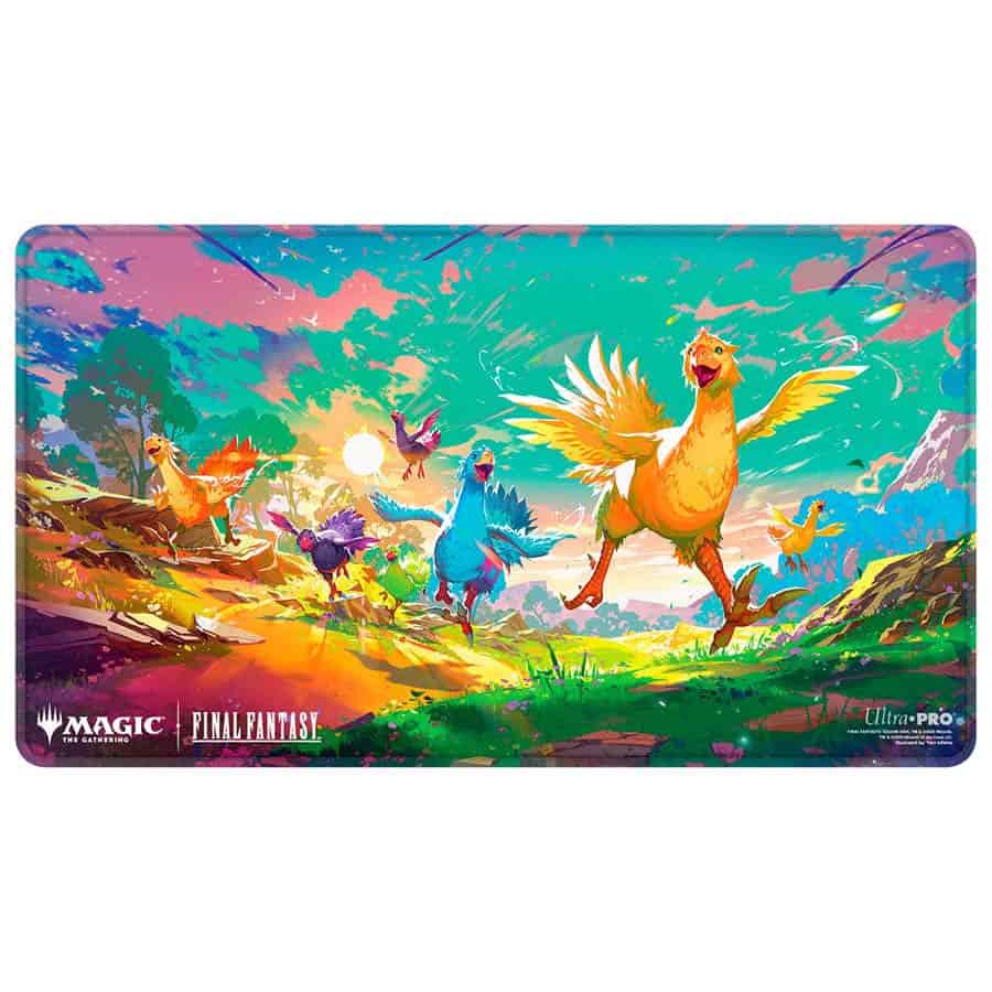 ULTRA PRO: MAGIC THE GATHERING: UNIVERSES BEYOND: FINAL FANTASY: Q4 HOLOFOIL PLAYMAT CHOCOBO | Deep Dive Games St. Marys