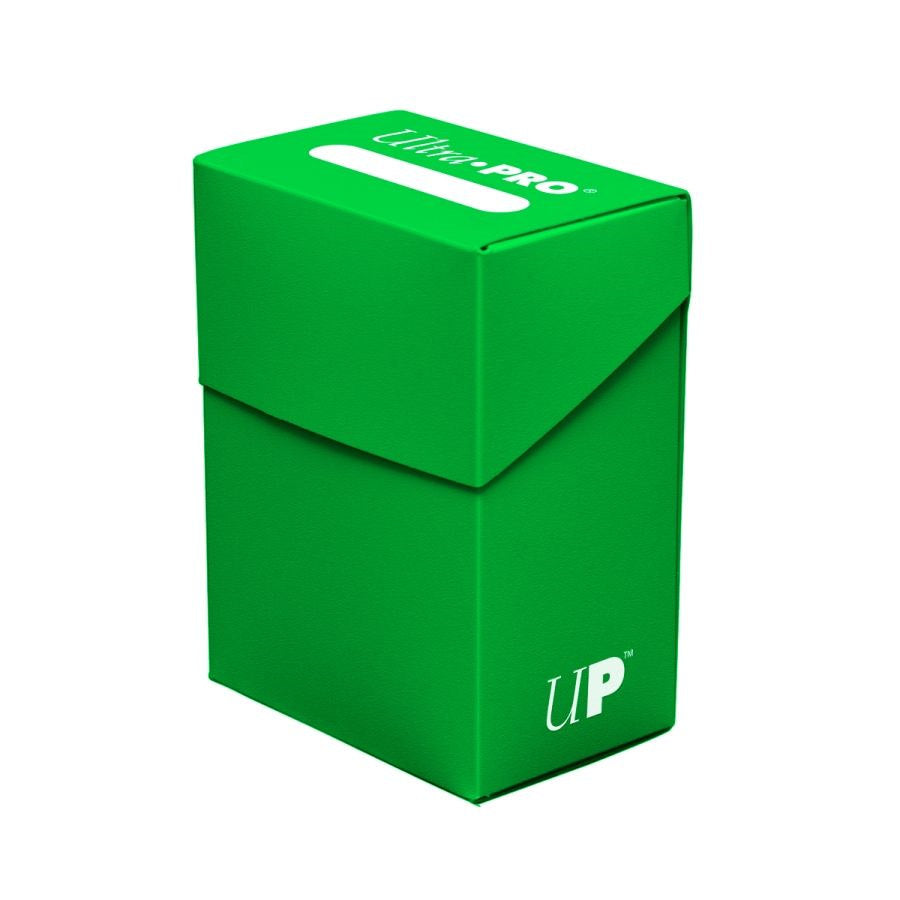 ULTRA PRO: DECK BOX - LIME GREEN | Deep Dive Games St. Marys