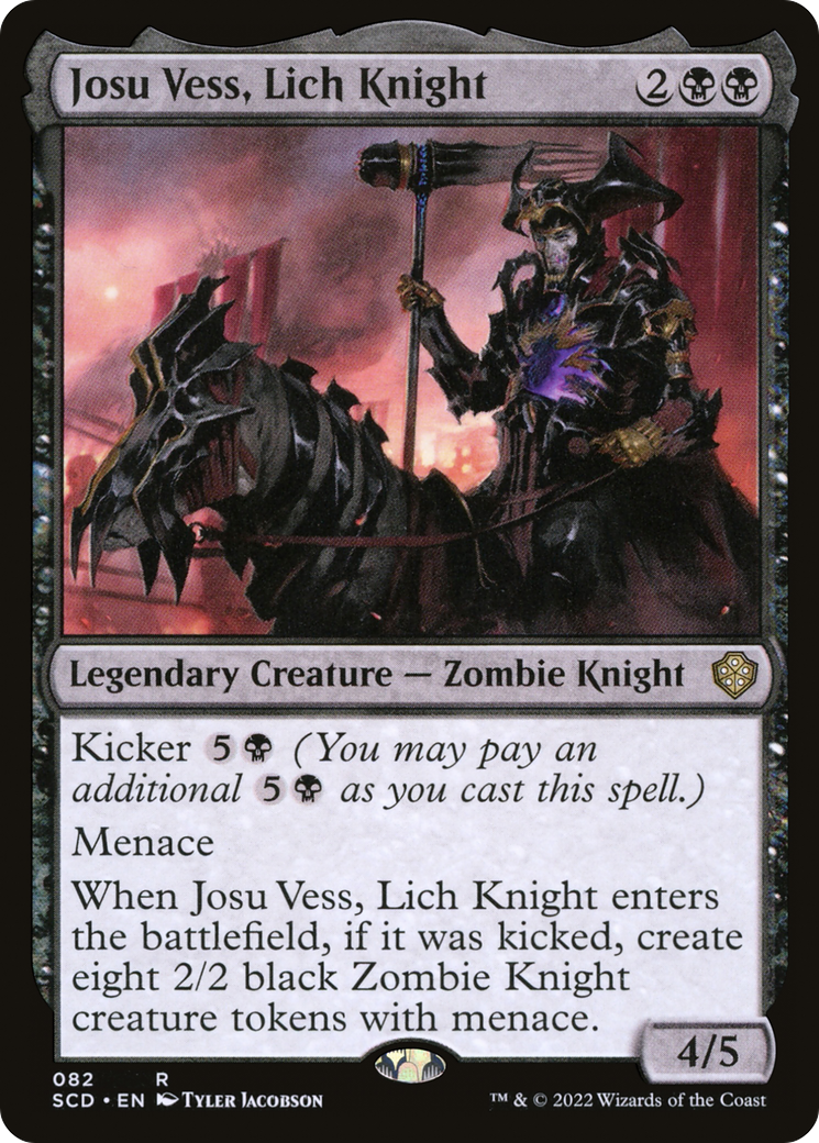 Josu Vess, Lich Knight [Starter Commander Decks] | Deep Dive Games St. Marys
