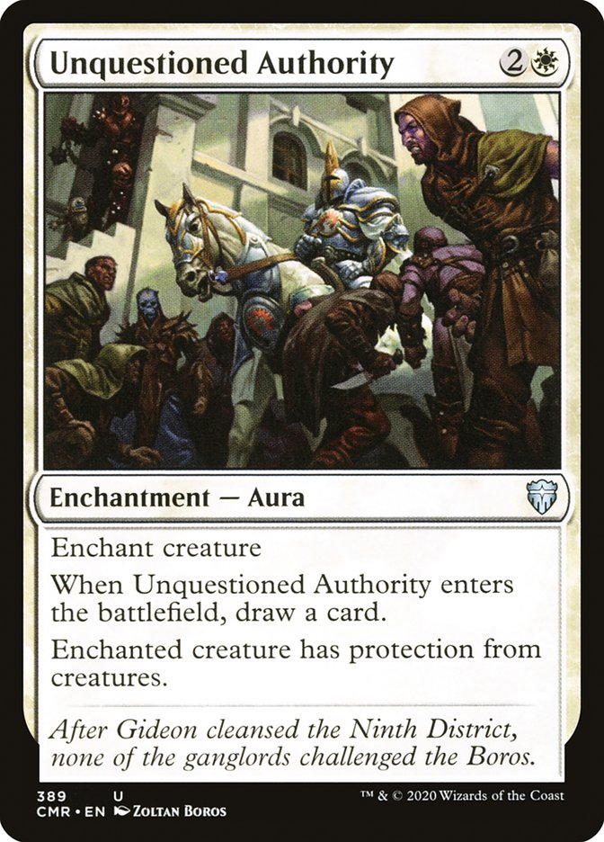 Unquestioned Authority [Commander Legends] | Deep Dive Games St. Marys