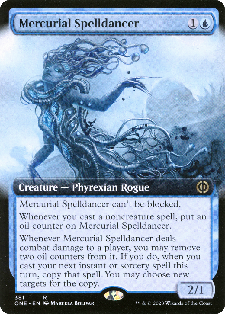 Mercurial Spelldancer (Extended Art) [Phyrexia: All Will Be One] | Deep Dive Games St. Marys