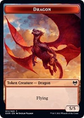 Dragon // Thopter Double-Sided Token [Kaldheim Commander Tokens] | Deep Dive Games St. Marys
