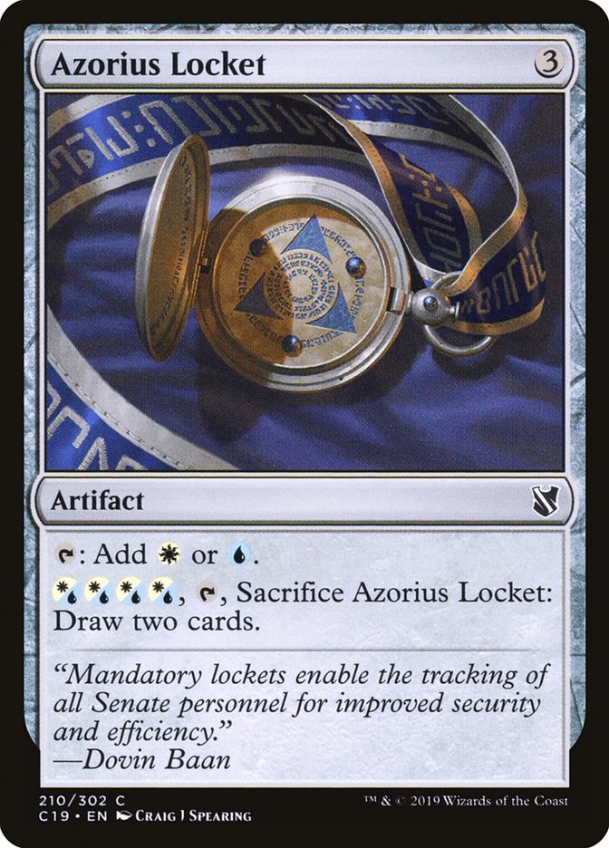 Azorius Locket [Commander 2019] | Deep Dive Games St. Marys