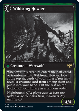 Howlpack Piper // Wildsong Howler [Innistrad: Double Feature] | Deep Dive Games St. Marys