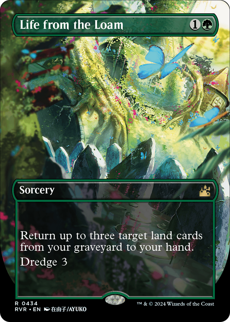 Life from the Loam (Anime Borderless) [Ravnica Remastered] | Deep Dive Games St. Marys