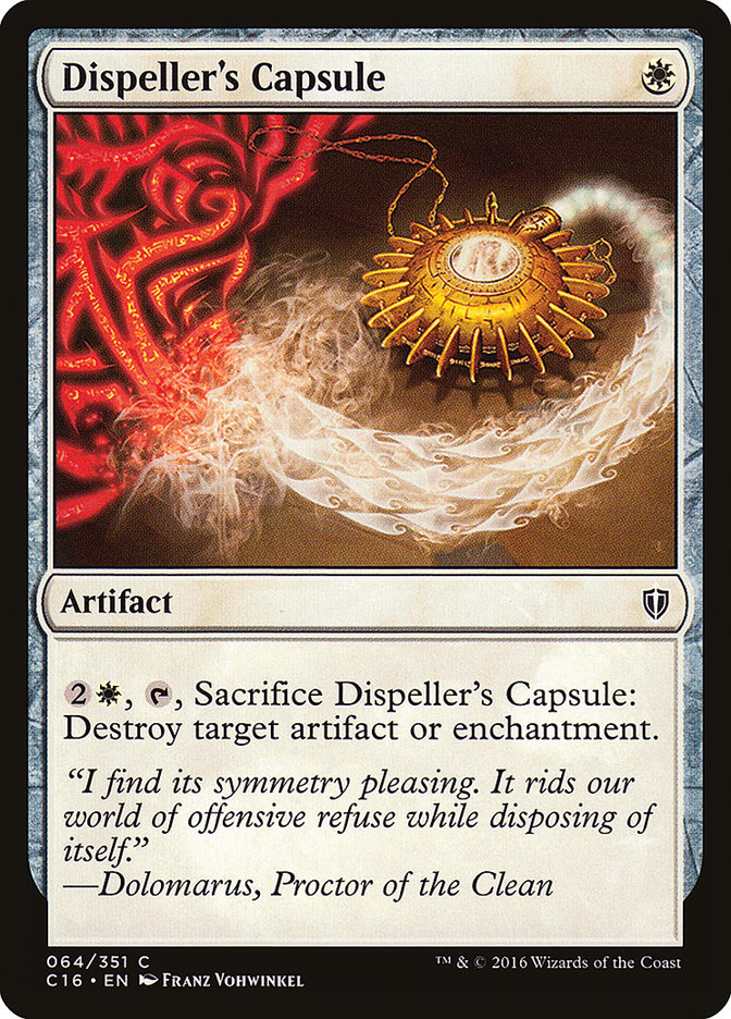 Dispeller's Capsule [Commander 2016] | Deep Dive Games St. Marys