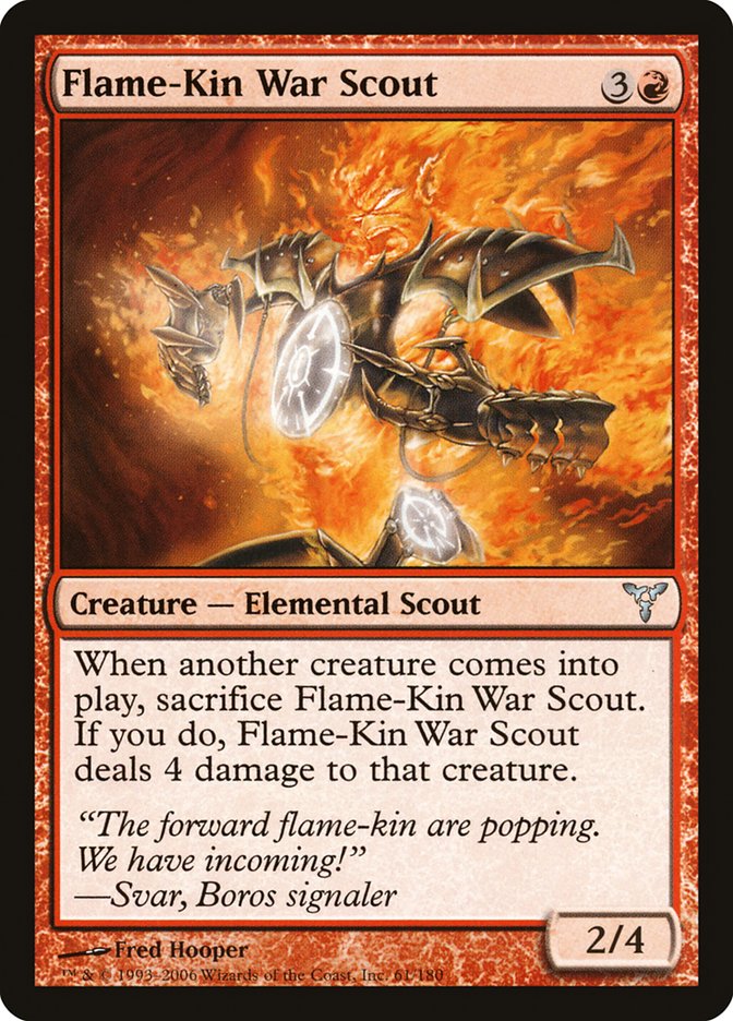 Flame-Kin War Scout [Dissension] | Deep Dive Games St. Marys