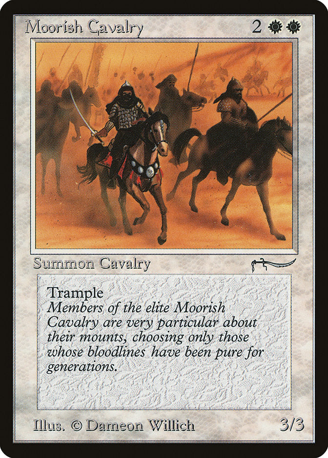Moorish Cavalry (Light Mana Cost) [Arabian Nights] | Deep Dive Games St. Marys