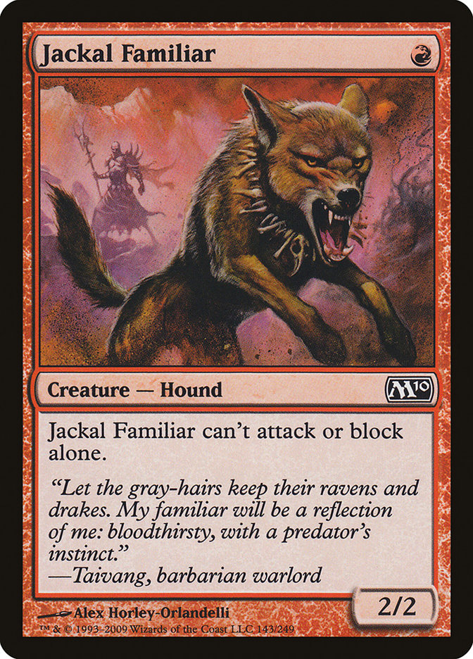 Jackal Familiar [Magic 2010] | Deep Dive Games St. Marys