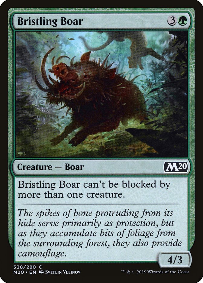 Bristling Boar [Core Set 2020] | Deep Dive Games St. Marys