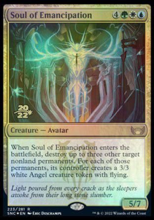 Soul of Emancipation [Streets of New Capenna Prerelease Promos] | Deep Dive Games St. Marys