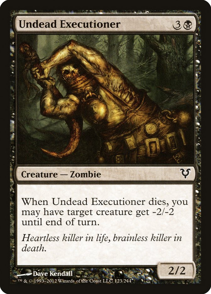 Undead Executioner [Avacyn Restored] | Deep Dive Games St. Marys