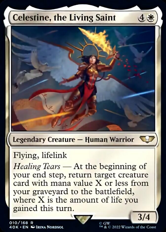 Celestine, the Living Saint [Warhammer 40,000] | Deep Dive Games St. Marys