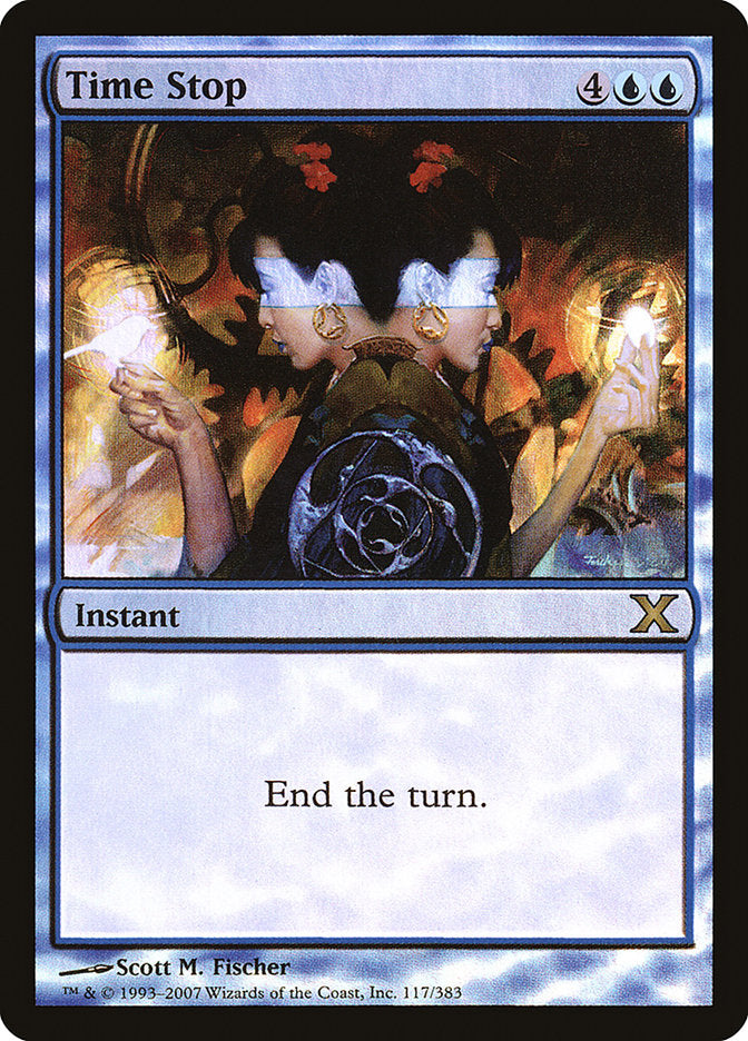 Time Stop (Premium Foil) [Tenth Edition] | Deep Dive Games St. Marys
